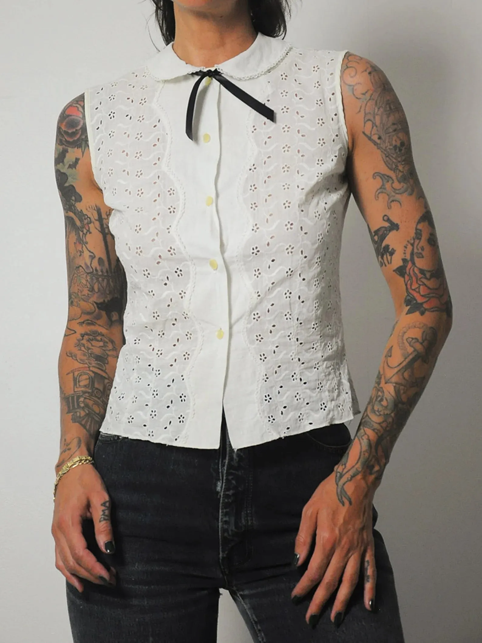 1950's Susanne Eyelet Blouse