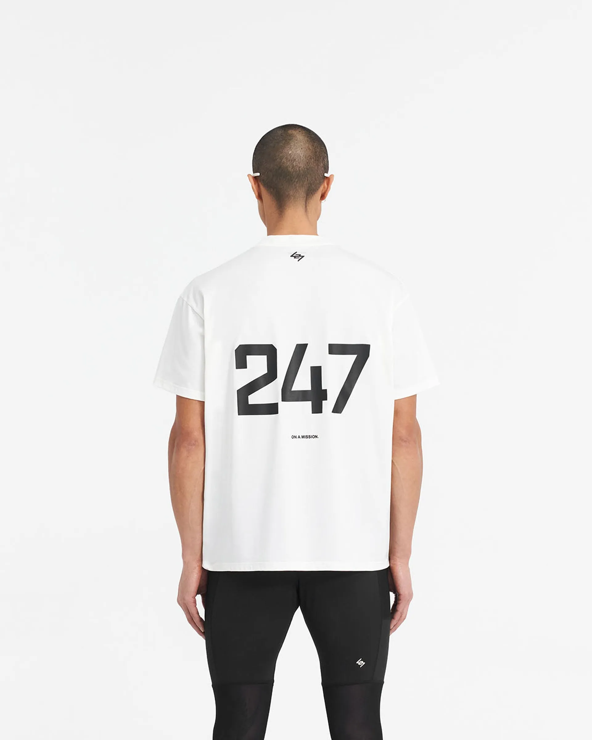 247 Oversized T-Shirt - Flat White