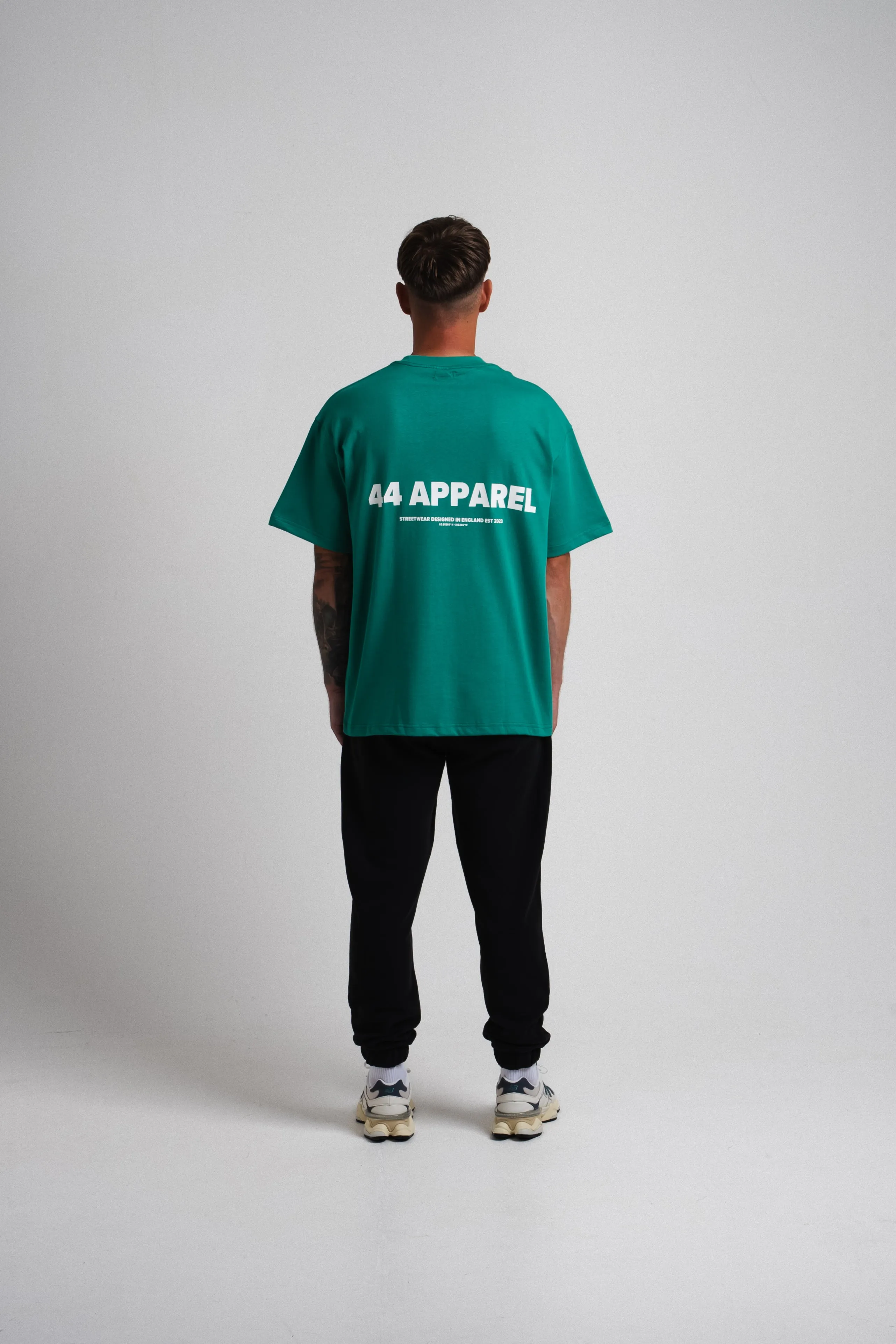 44 APPAREL OVERSIZED T-SHIRT - ISLAND GREEN