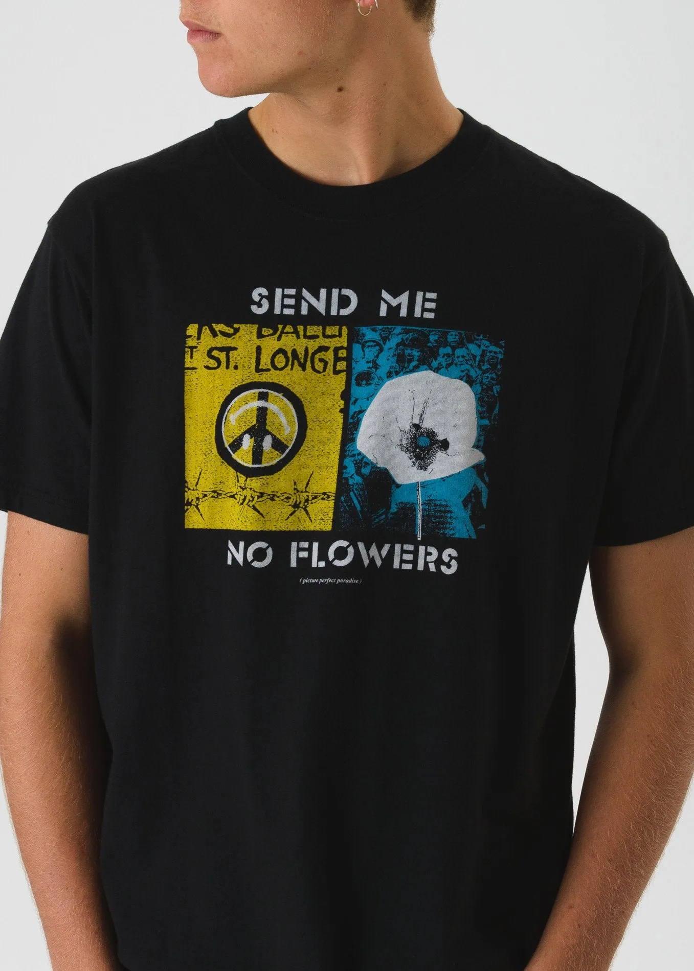 Afends Mens Flowers - Retro Fit Tee