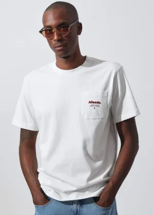 Afends Mens Our Place - Retro Fit Tee - Blanc