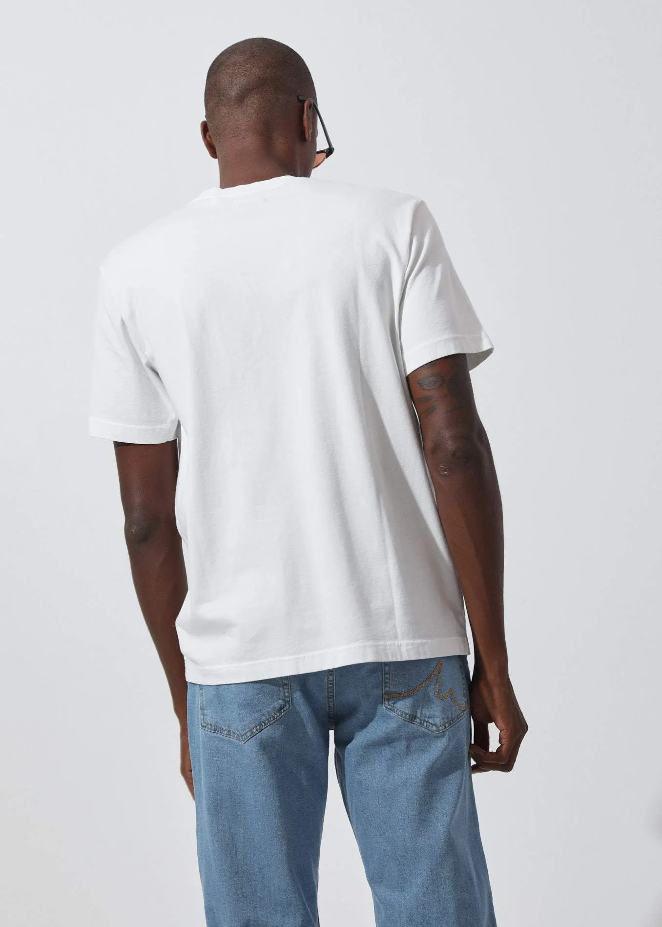 Afends Mens Our Place - Retro Fit Tee - Blanc