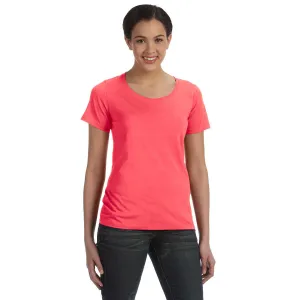 Anvil Women's Coral Ringspun Sheer Featherweight T-Shirt