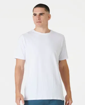 Aviation Tee Split-Hem White