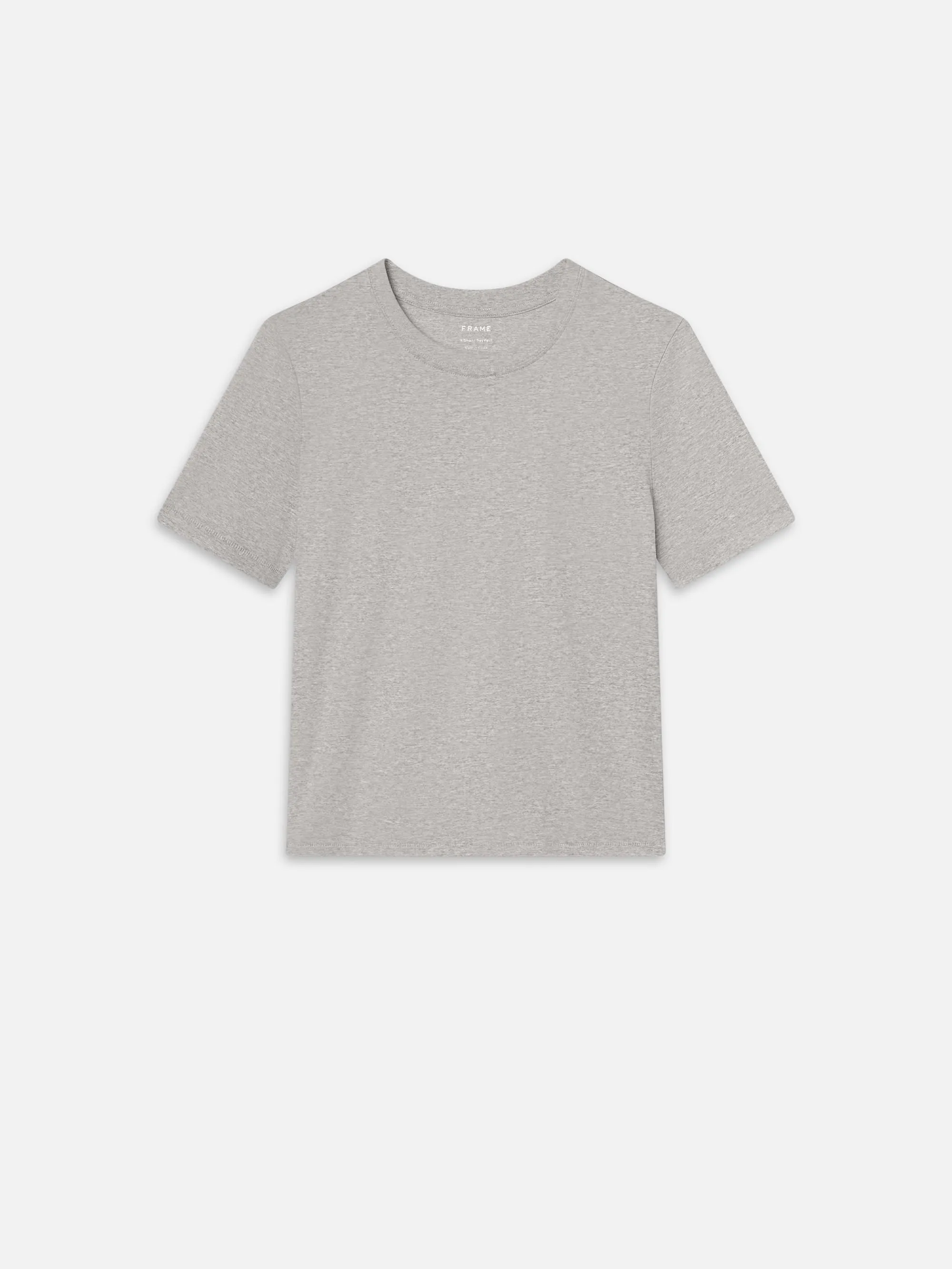 Baby Tee -- Heather Grey