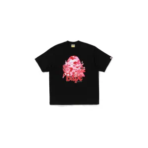 BAPE Flora Big Ape Head Relaxed Fit Tee 'Black'