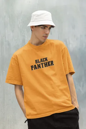 Black Panther Superhero Oversized T-shirt for Men