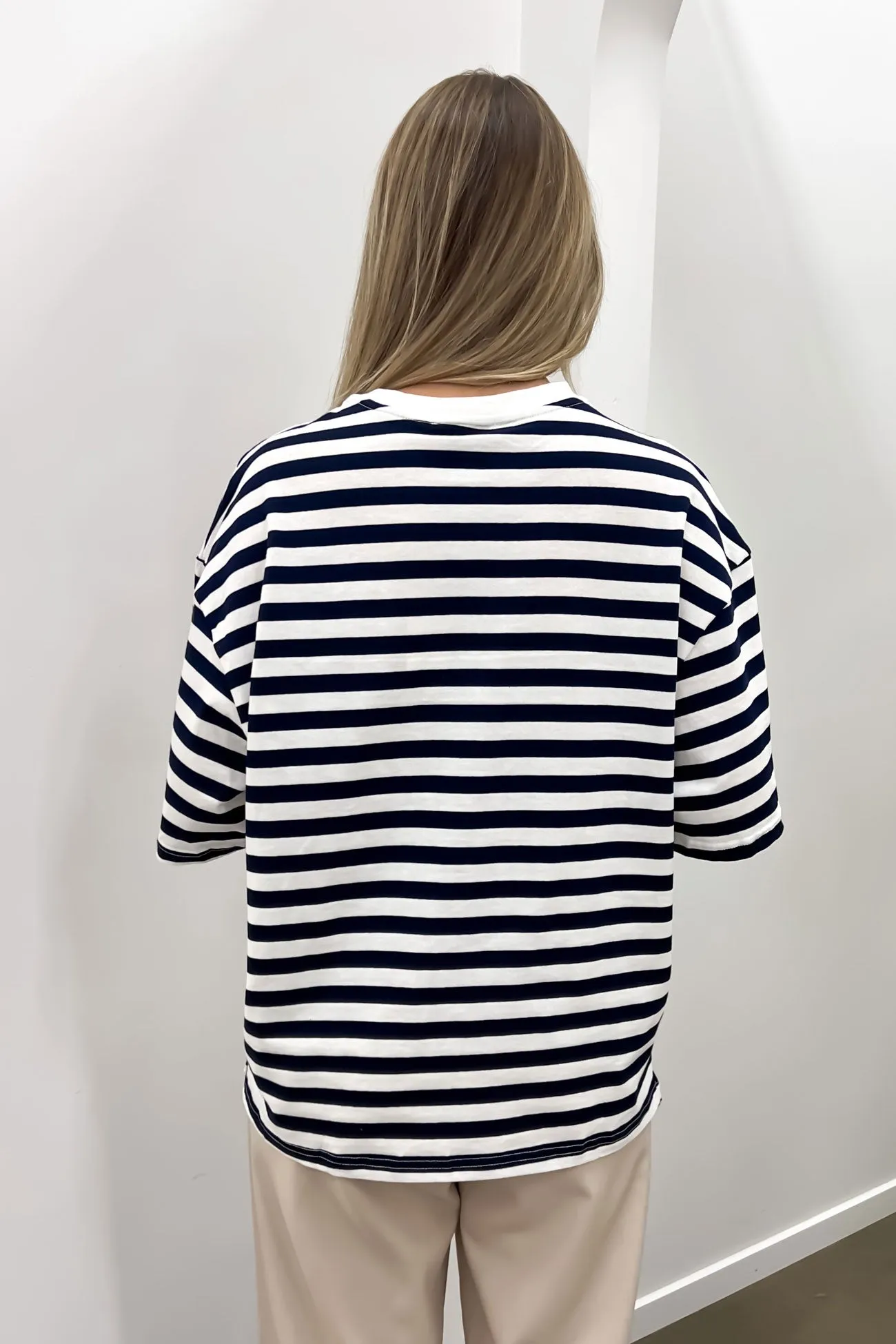 Blair Tee Navy Stripe