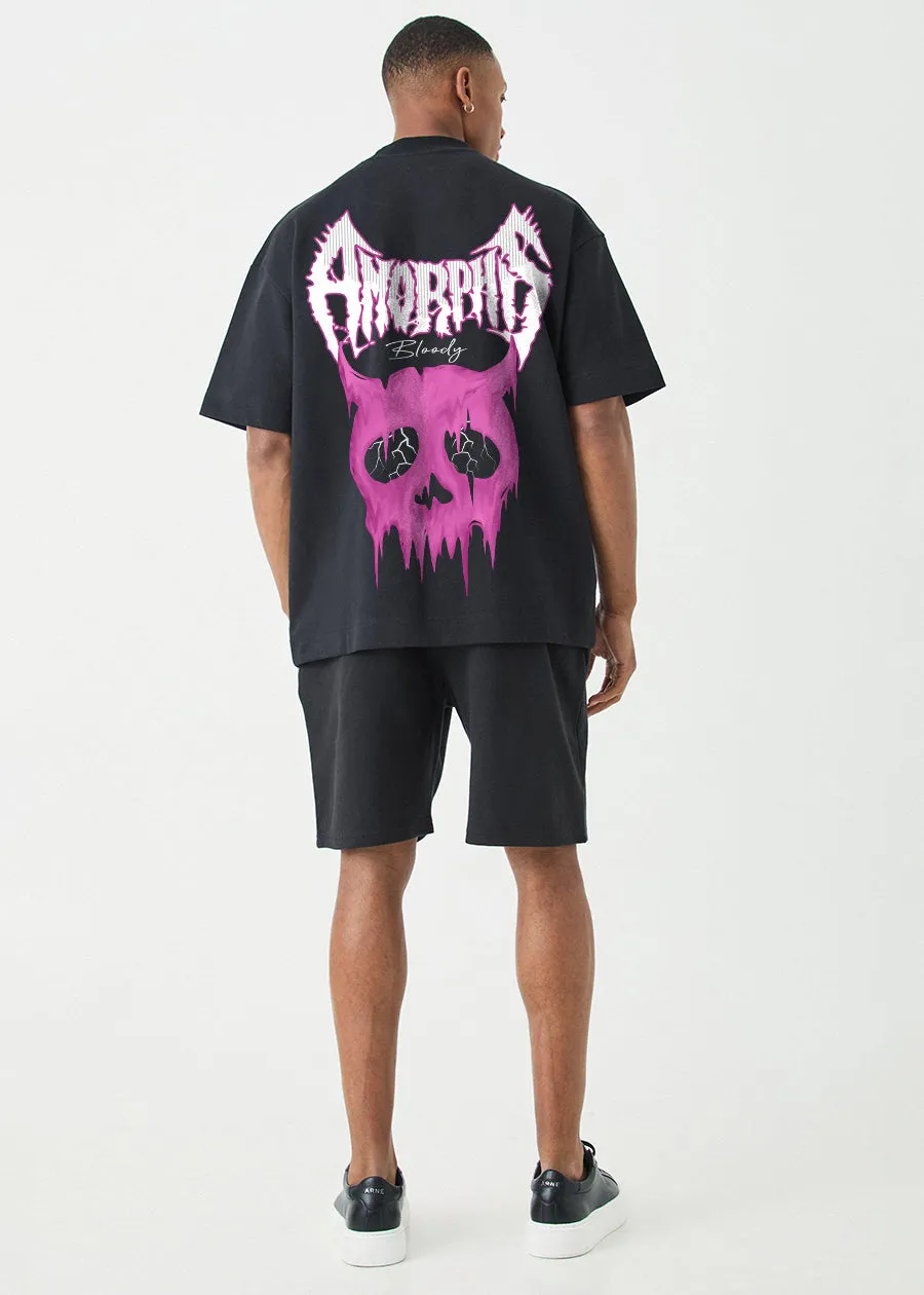 Bloody Men Oversized Printed T-Shirt