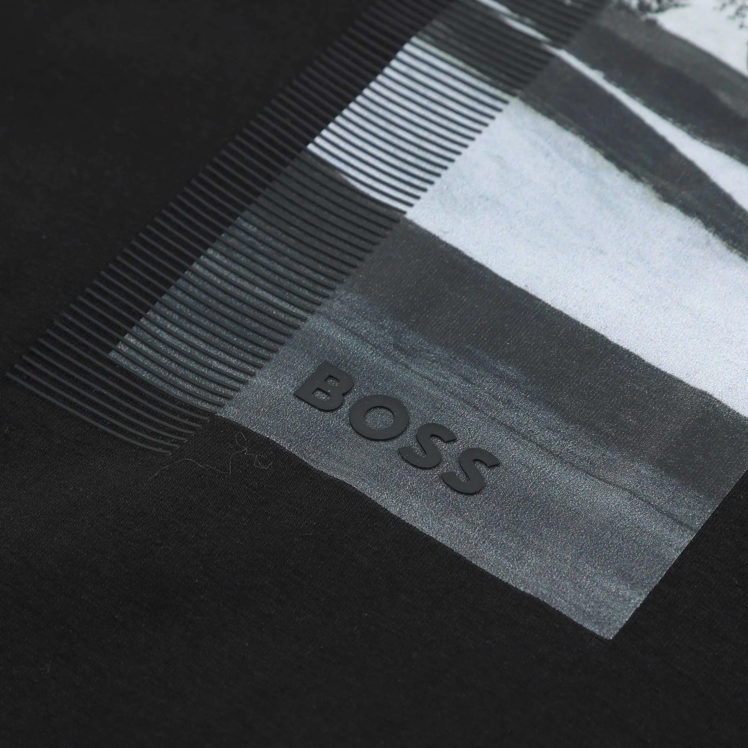 BOSS Tee DesertTech SJ T Shirt in Black