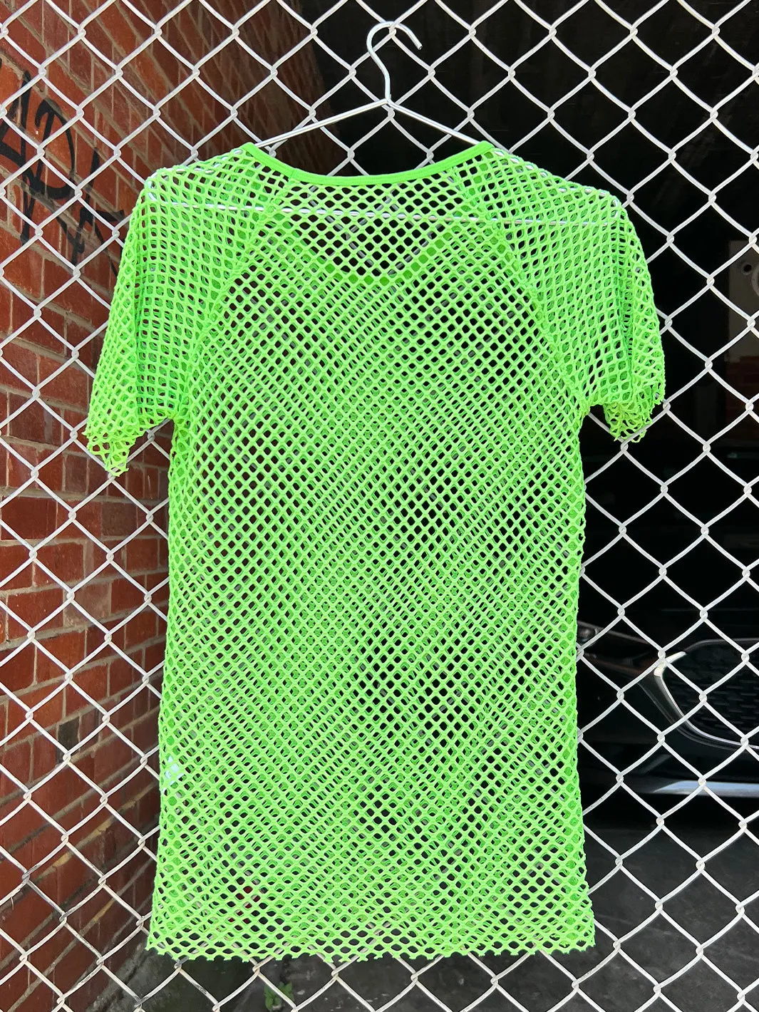 CAPTURE MESH TEE - GREEN