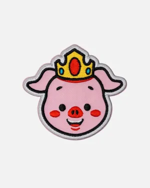 Classic Pig Embroidered Patch