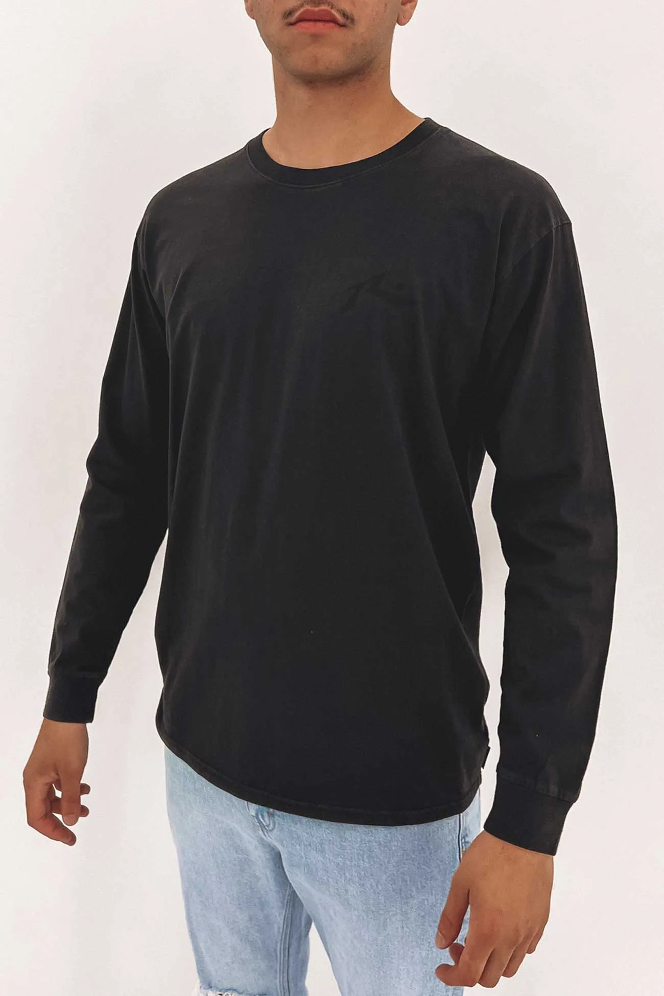 Comp Wash Long Sleeve Tee Black