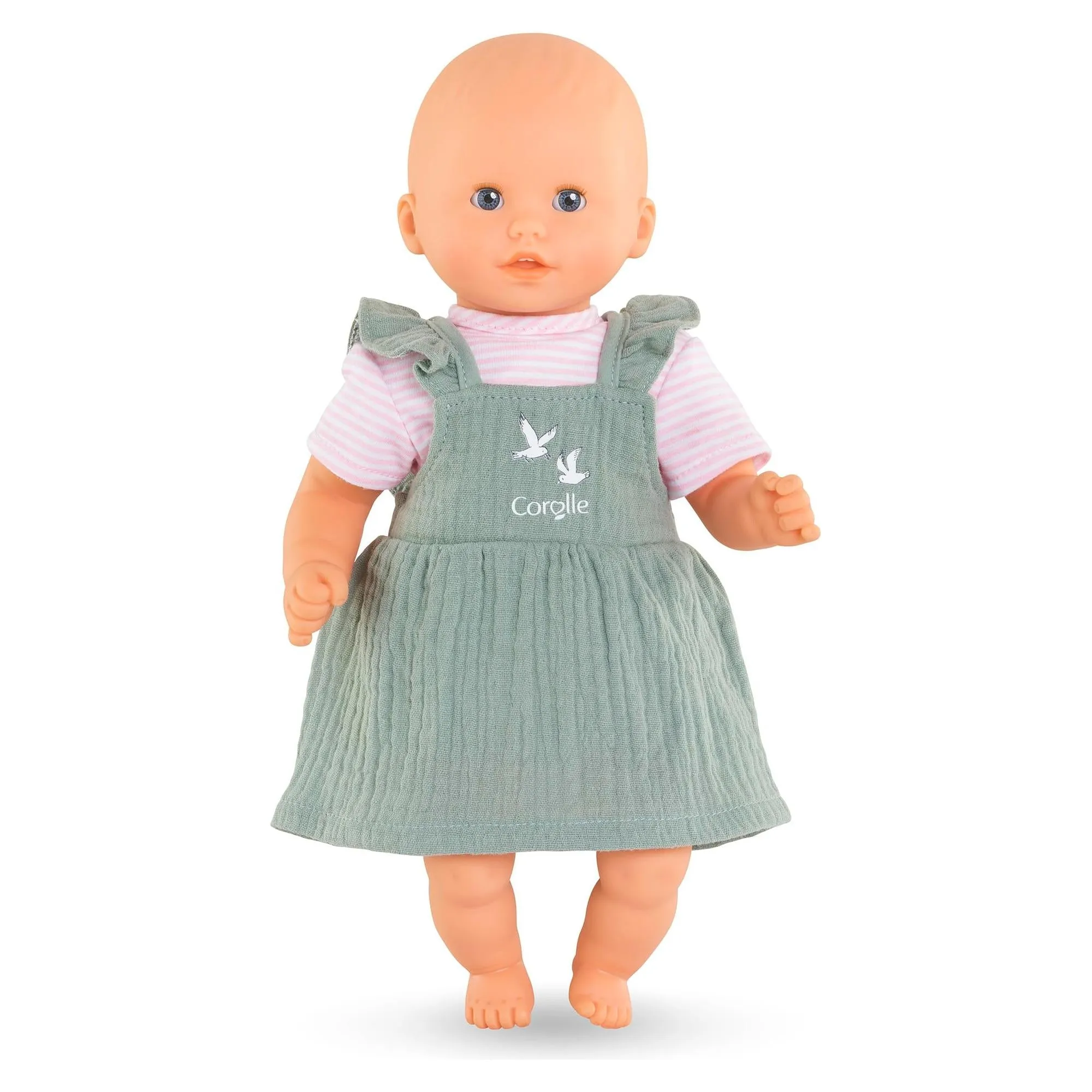 Corolle 12" Doll Outfit Ruffle Dress & T-Shirt