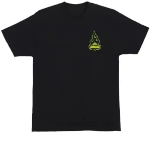 Creature Logo Flame T-Shirt - Black