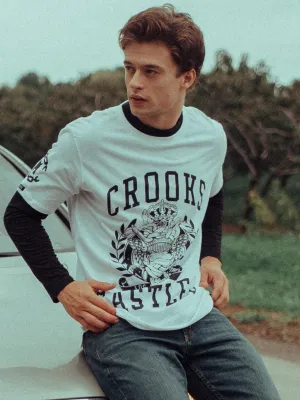 CROOKS & CASTLES CROOKS SPLIT HEM T-SHIRT  - CLEARANCE