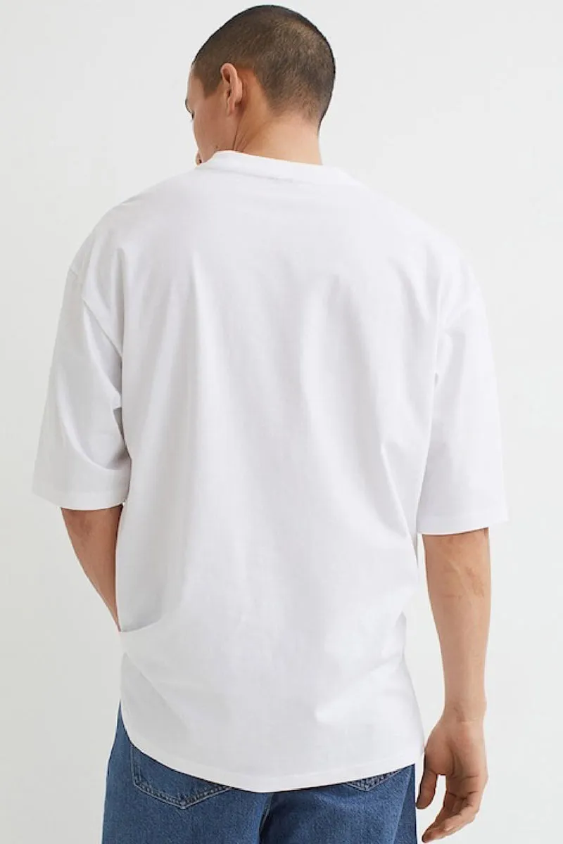 Do No Harm White Over Size T-Shirt