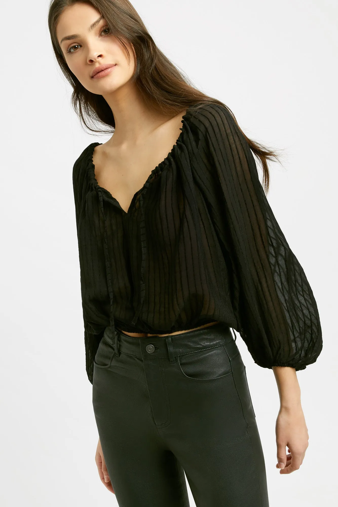 Ella Drawstring Blouse