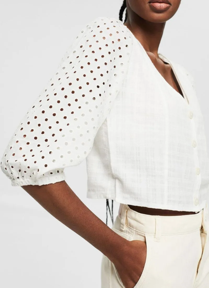 Esprit - Cropped Blouse