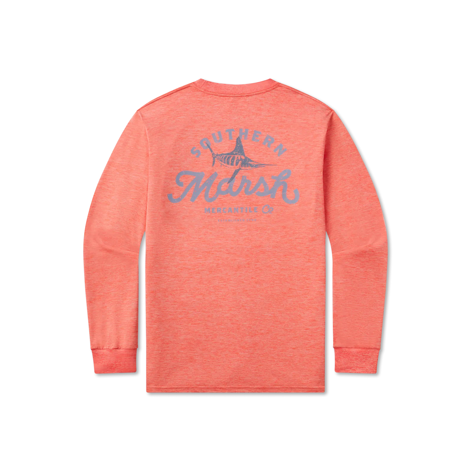 FieldTec™ Heathered Tee - Marlin Merc. Co. - Long Sleeve