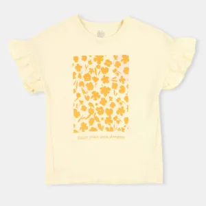 Girls T-Shirt Paint Your Dreams - Cream