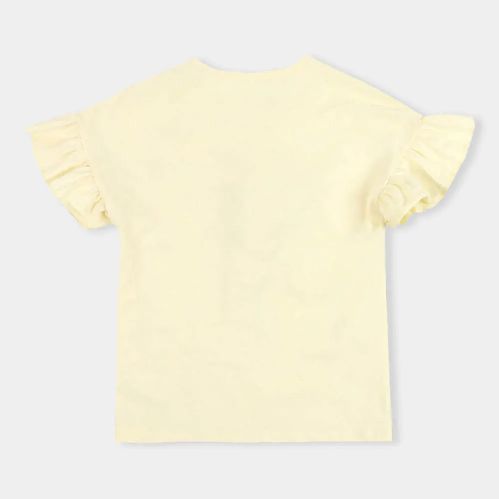 Girls T-Shirt Paint Your Dreams - Cream