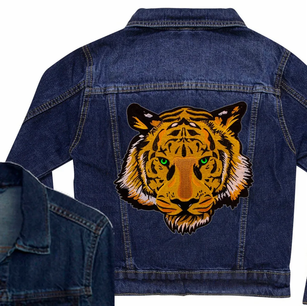 Green Eyed Tiger Denim Jacket