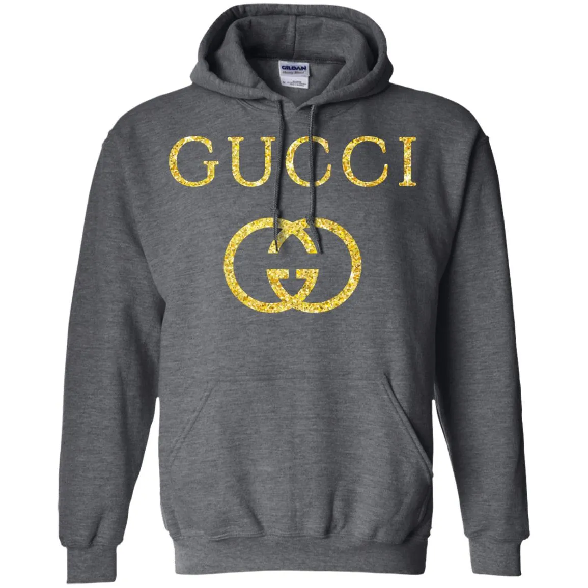 Gucci Logo Vintage Inspired Pullover Hoodie Sweatshirt