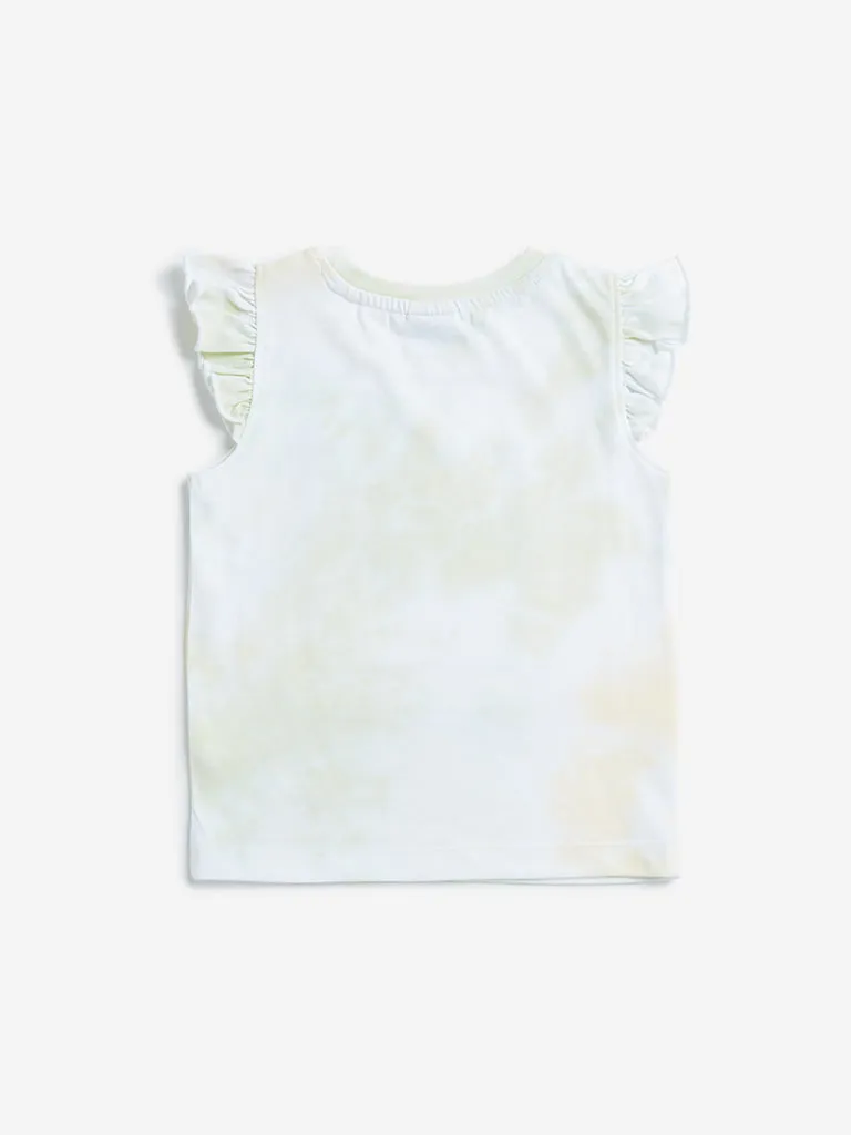 HOP Kids Multicolour Tie-Dye Printed T-Shirt