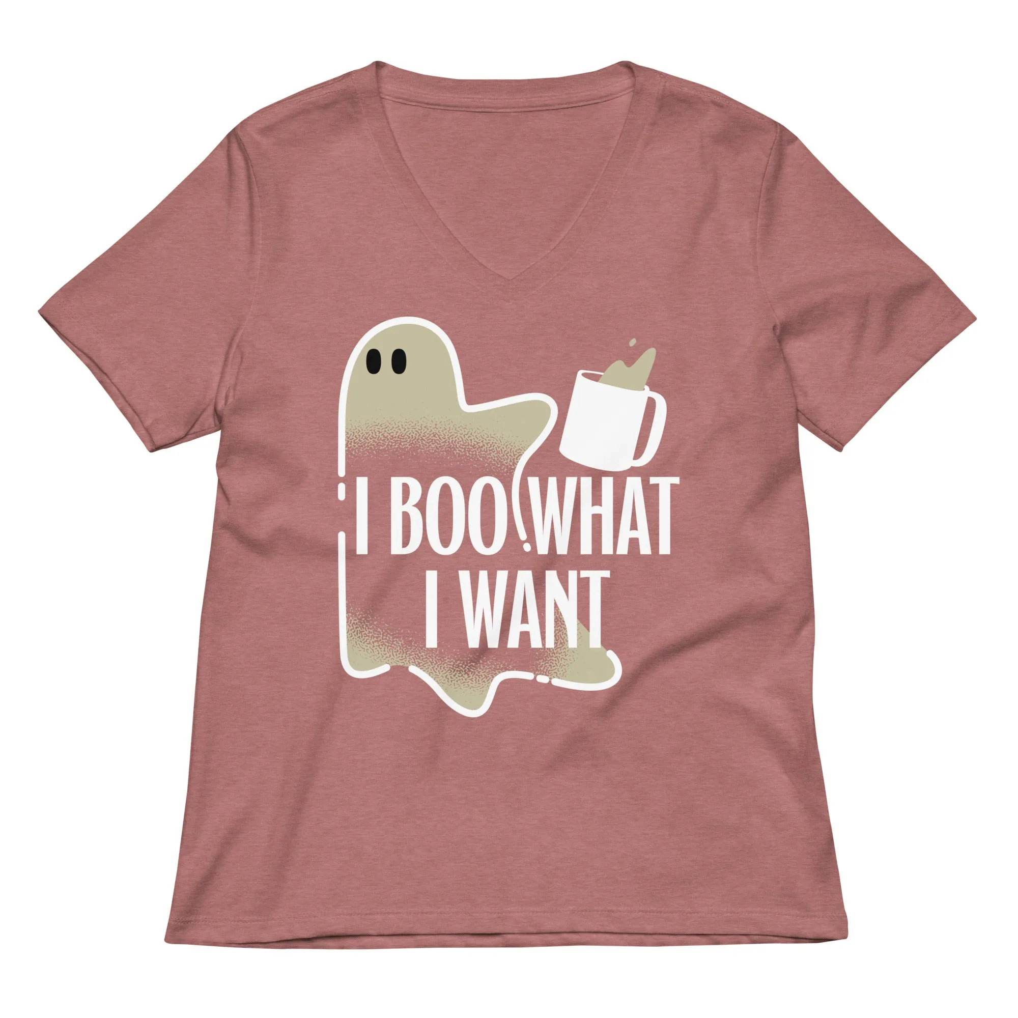 I Boo What I Want Women's V-Neck Tee