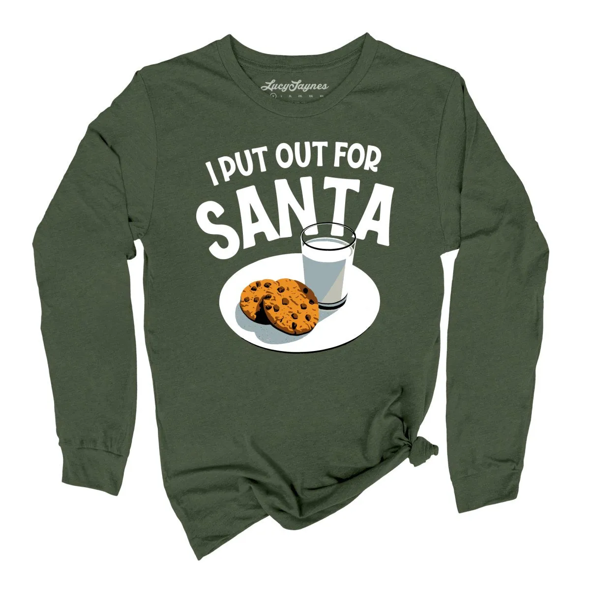 I Put Out For Santa Long Sleeve Tee