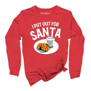 I Put Out For Santa Long Sleeve Tee