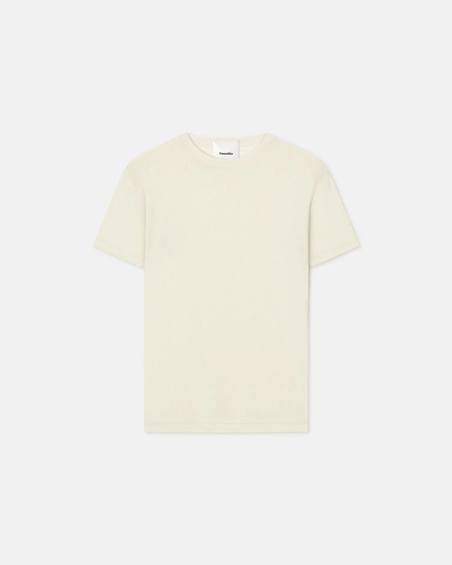 Jenno - Mesh-Jersey T-Shirt - White Wax