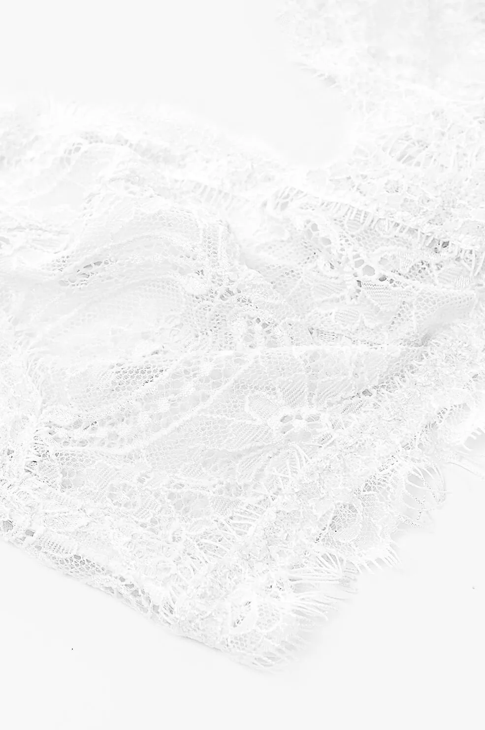 Lace Bra with Trim Ivory