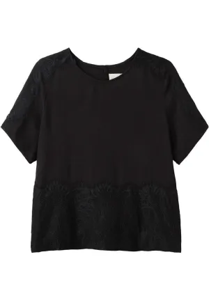 Lace Hem Tee