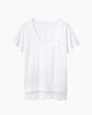 Lace Trim T-Shirt