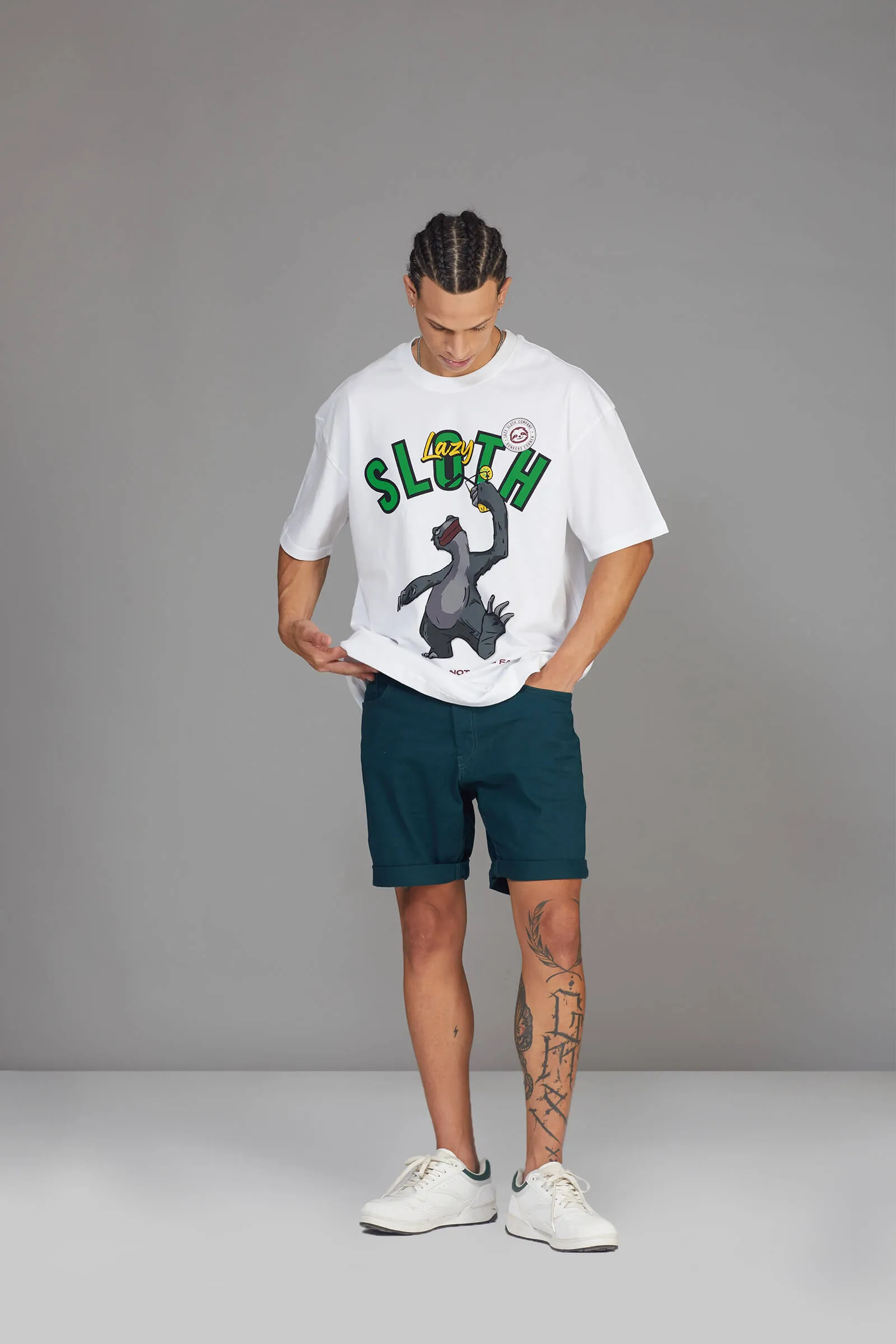 Lazy Sloth Oversized Tshirt