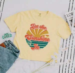 Let the Sunshine In Cropped Tee