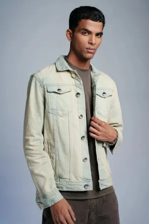 Light Wave Men's Denim Trucker Jacket