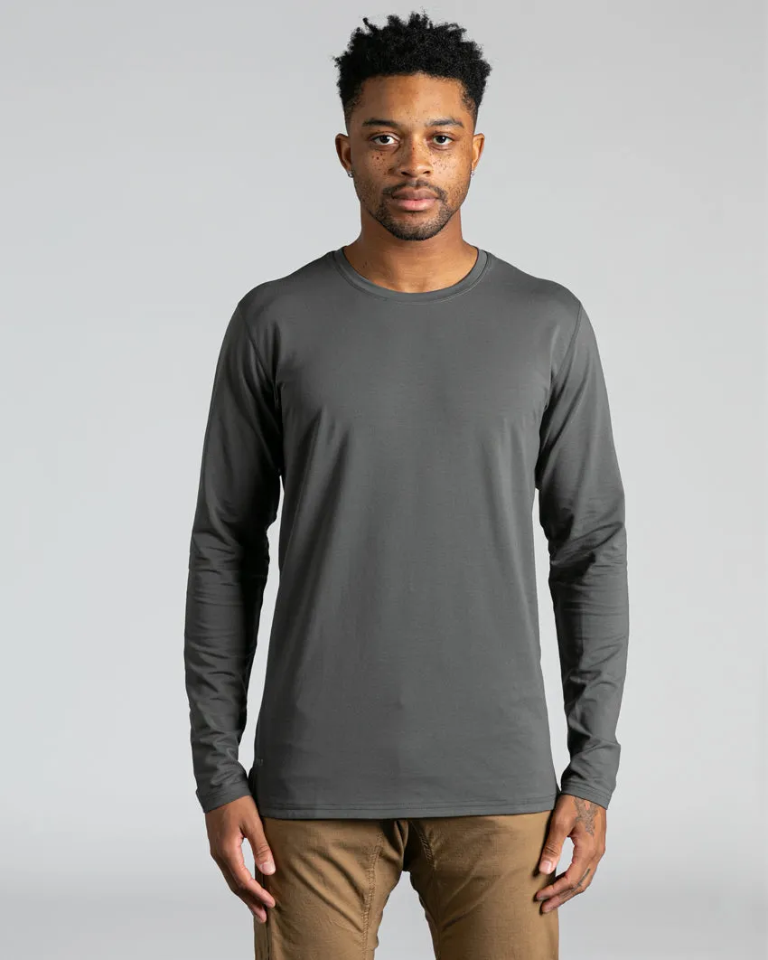 Long Sleeve: LUX Split Hem