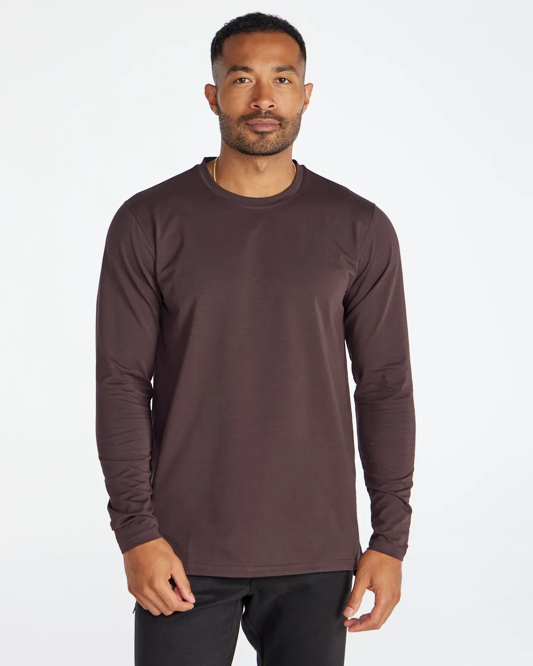 Long Sleeve: LUX Split Hem