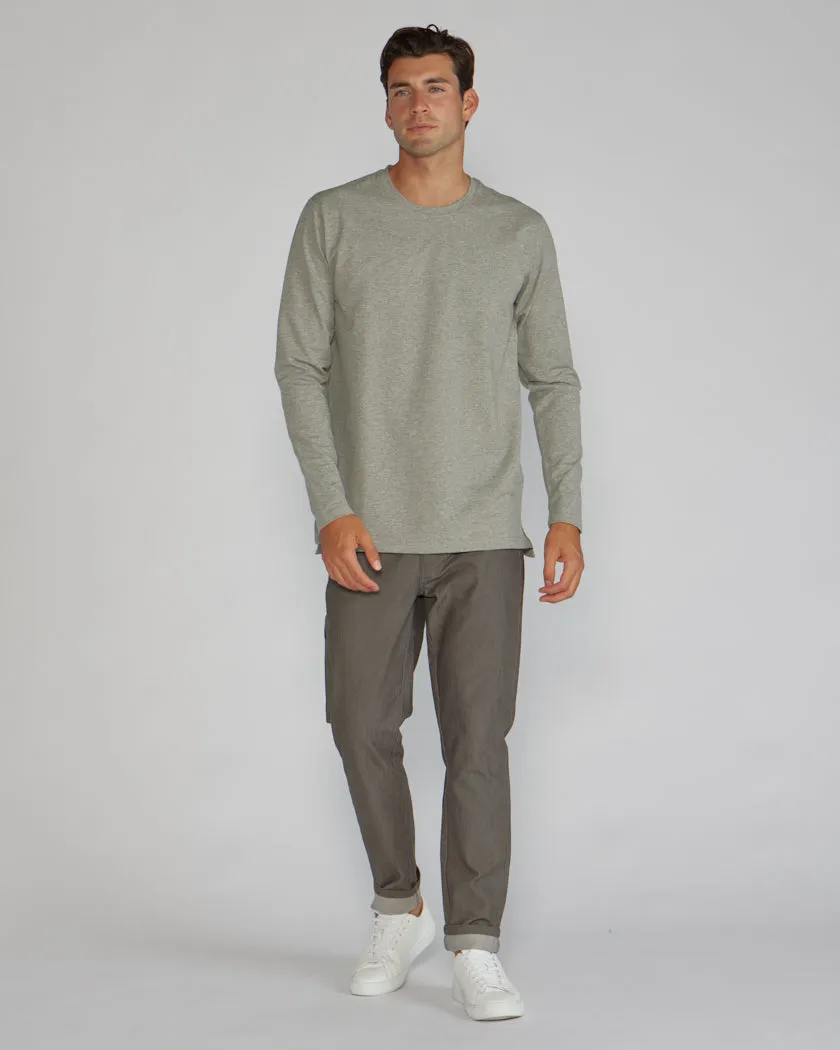 Long Sleeve: LUX Split Hem