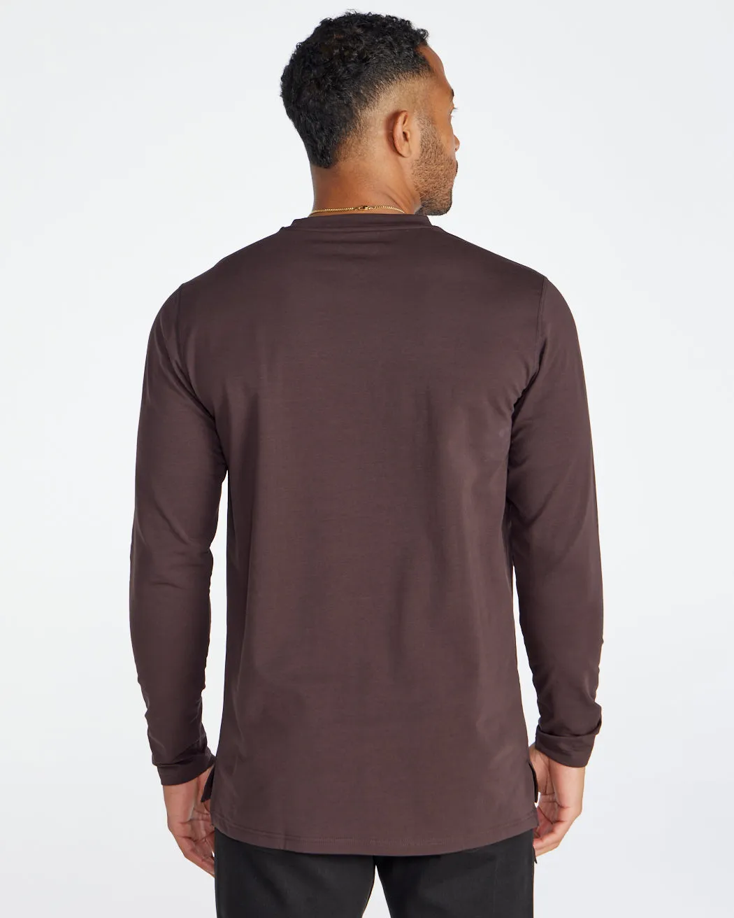 Long Sleeve: LUX Split Hem