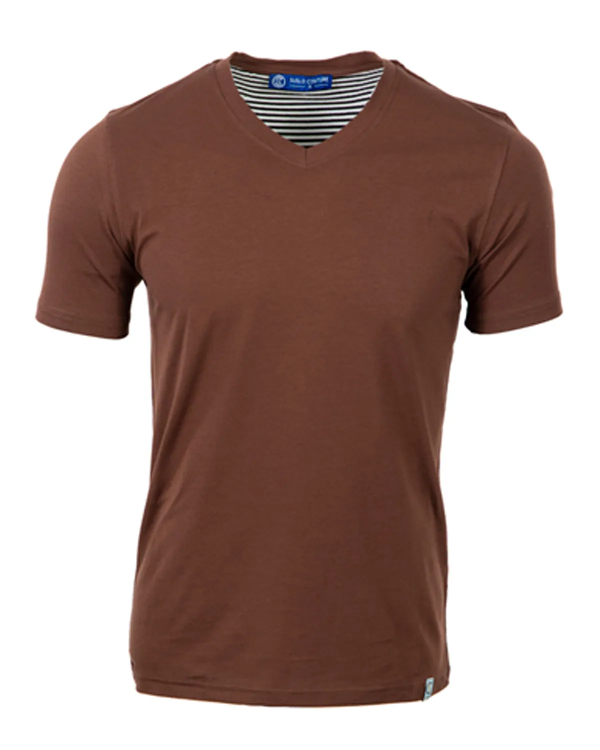 Luxury V Neck Tee brown