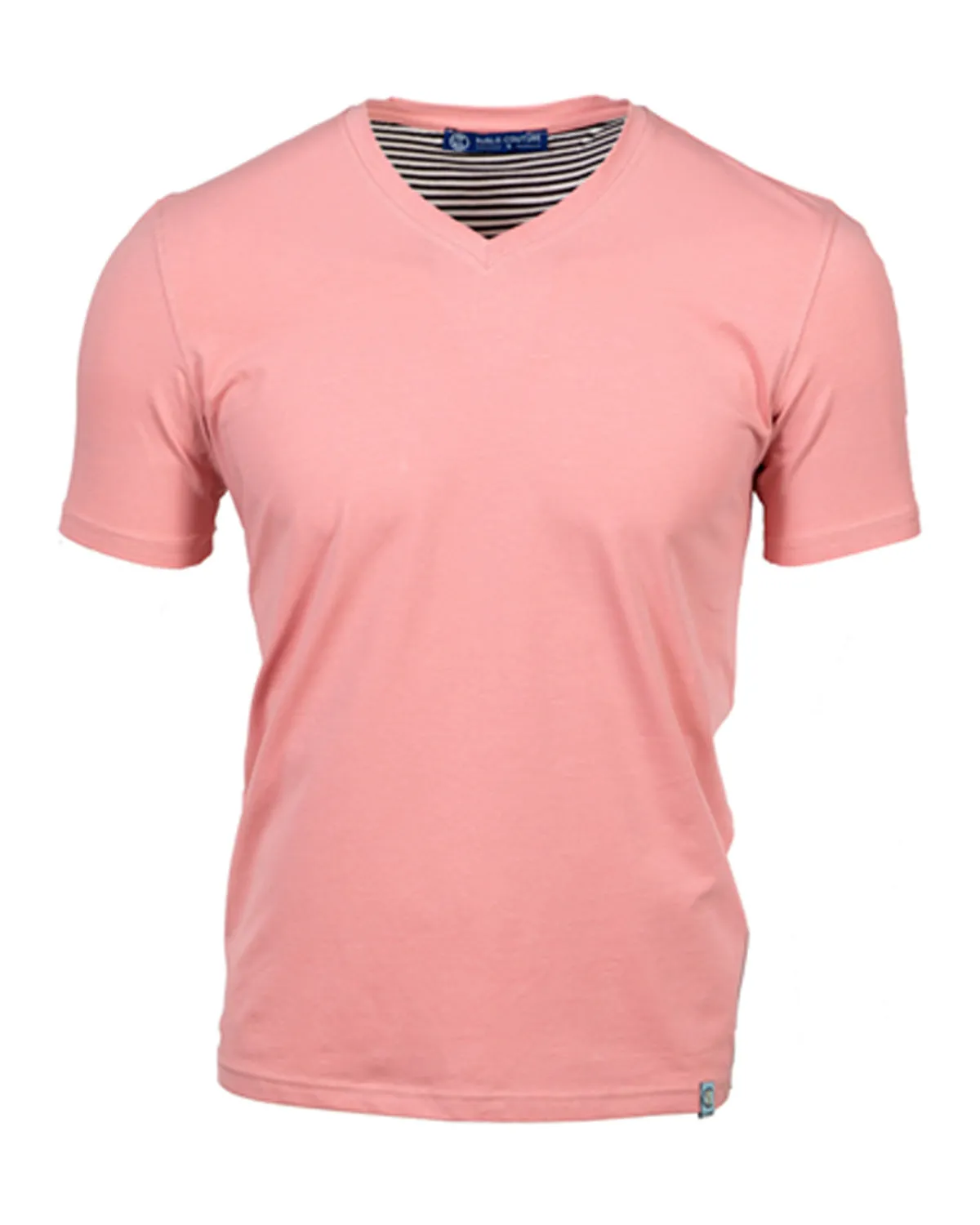 Luxury V Neck Tee Dusty Rose