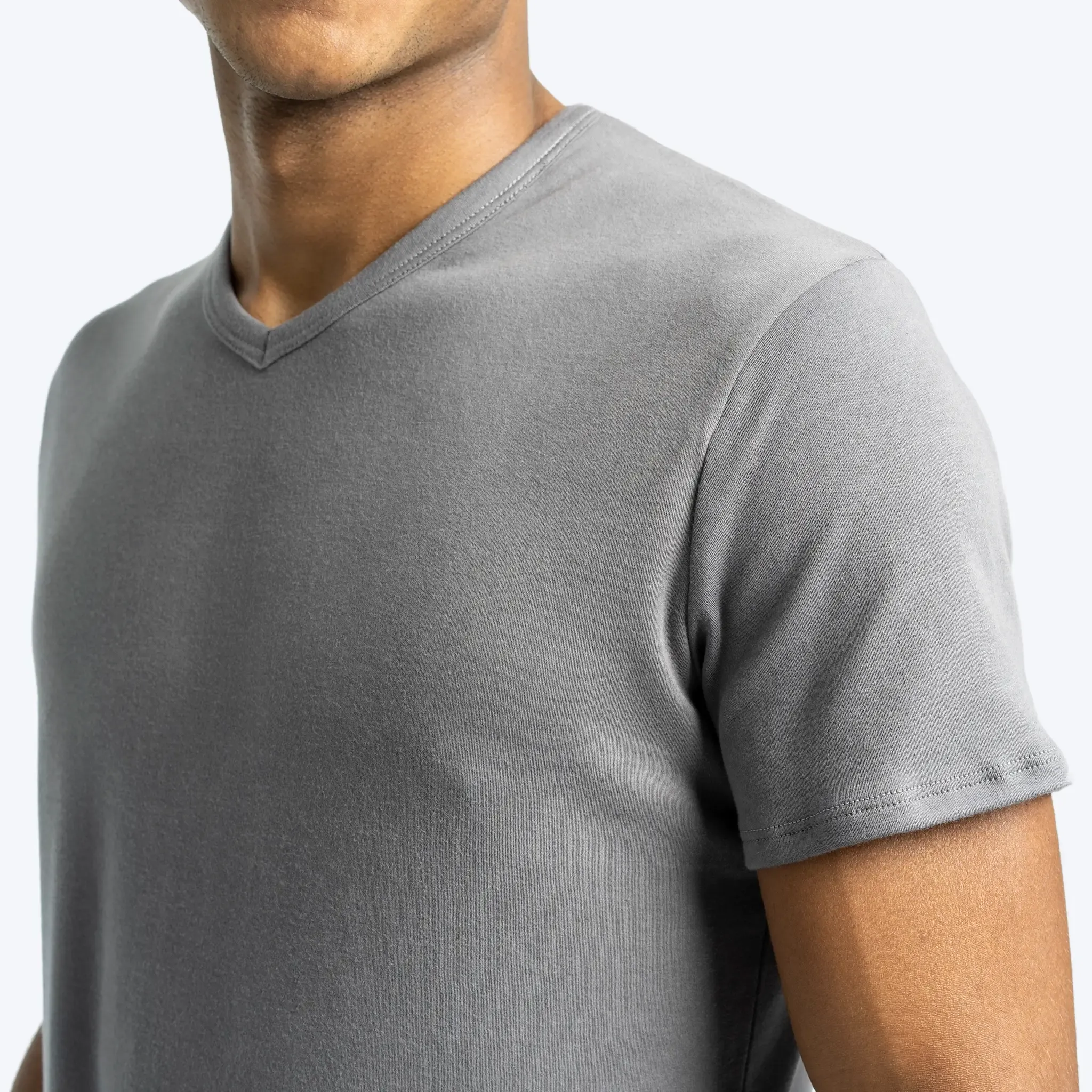 Men's Organic Pima Cotton V-Neck T-Shirt