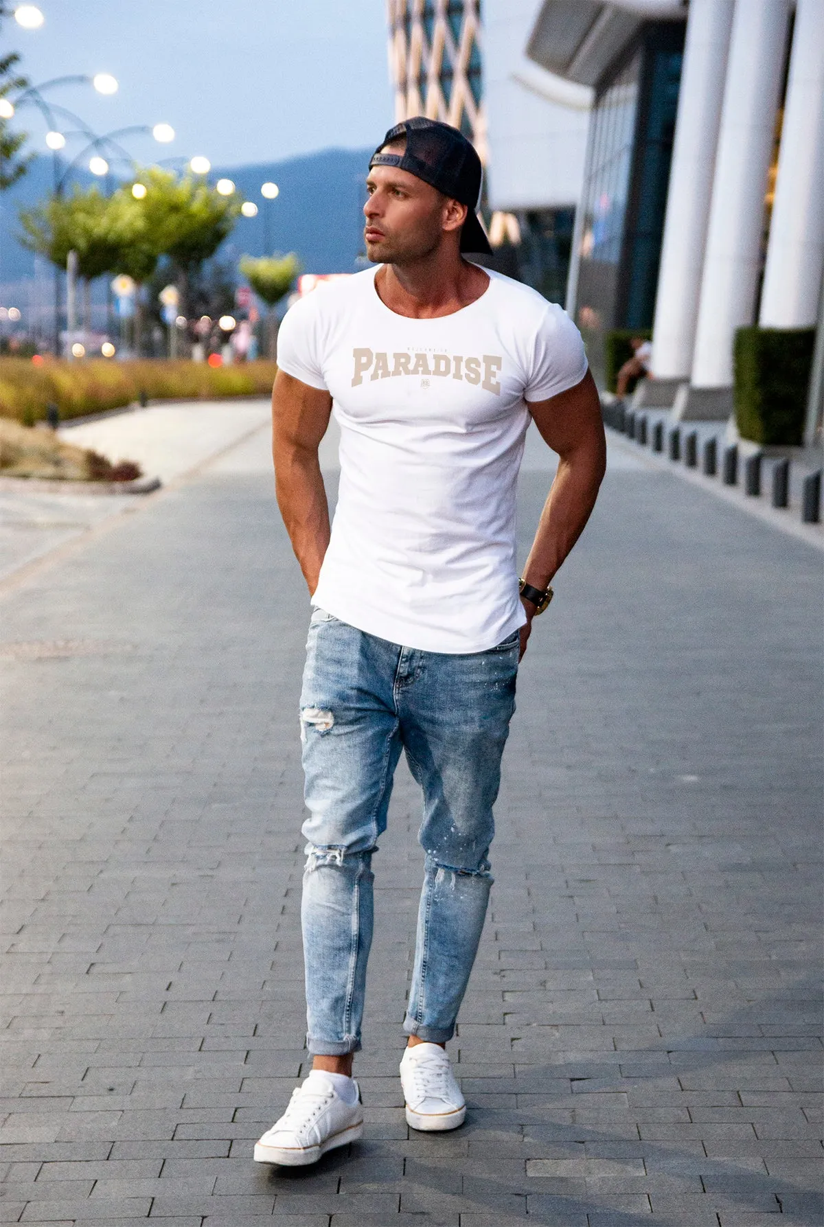 Mens T-shirt "Paradise" MD946