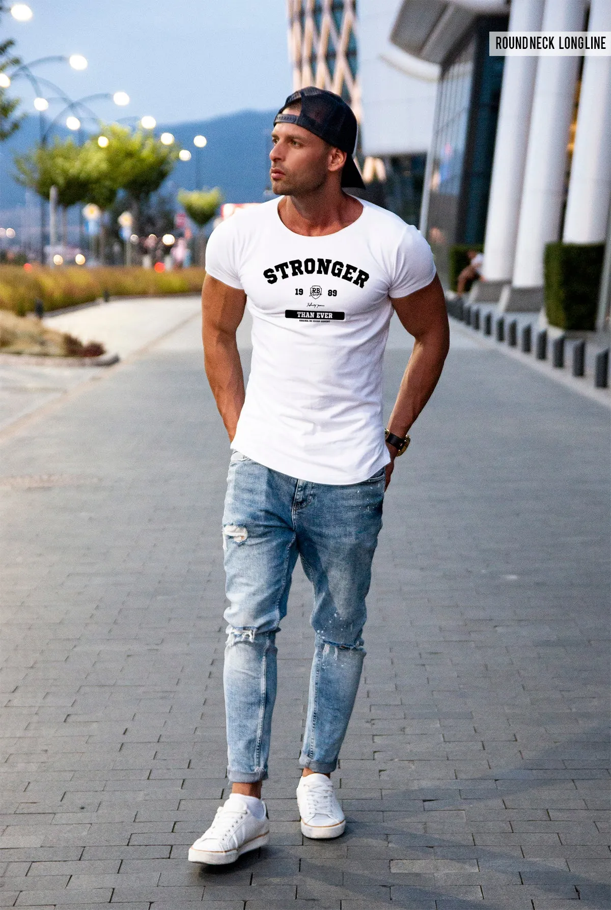 Mens T-shirt "Stronger" MD957