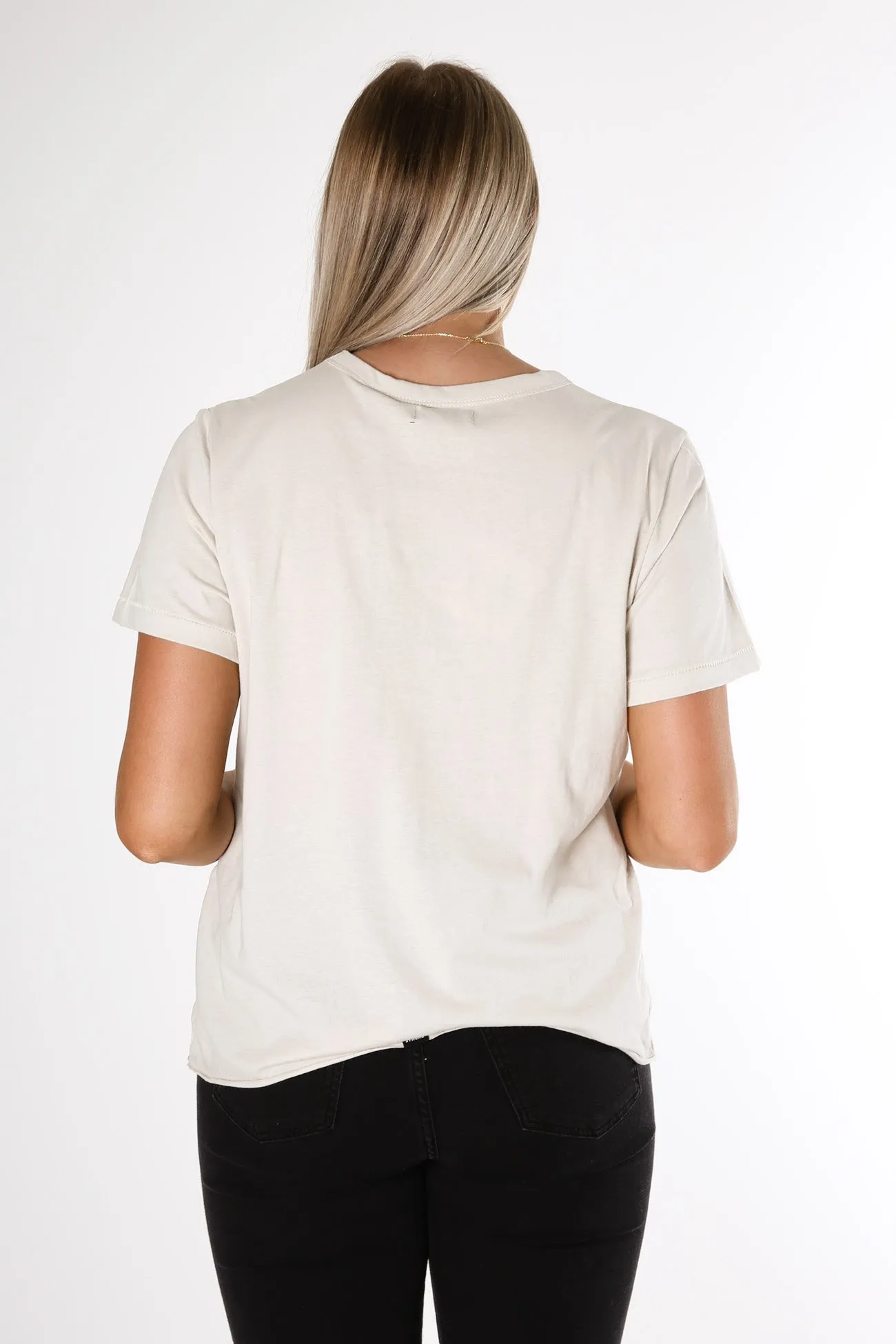 Minimal Thrills Relaxed Tee Cement