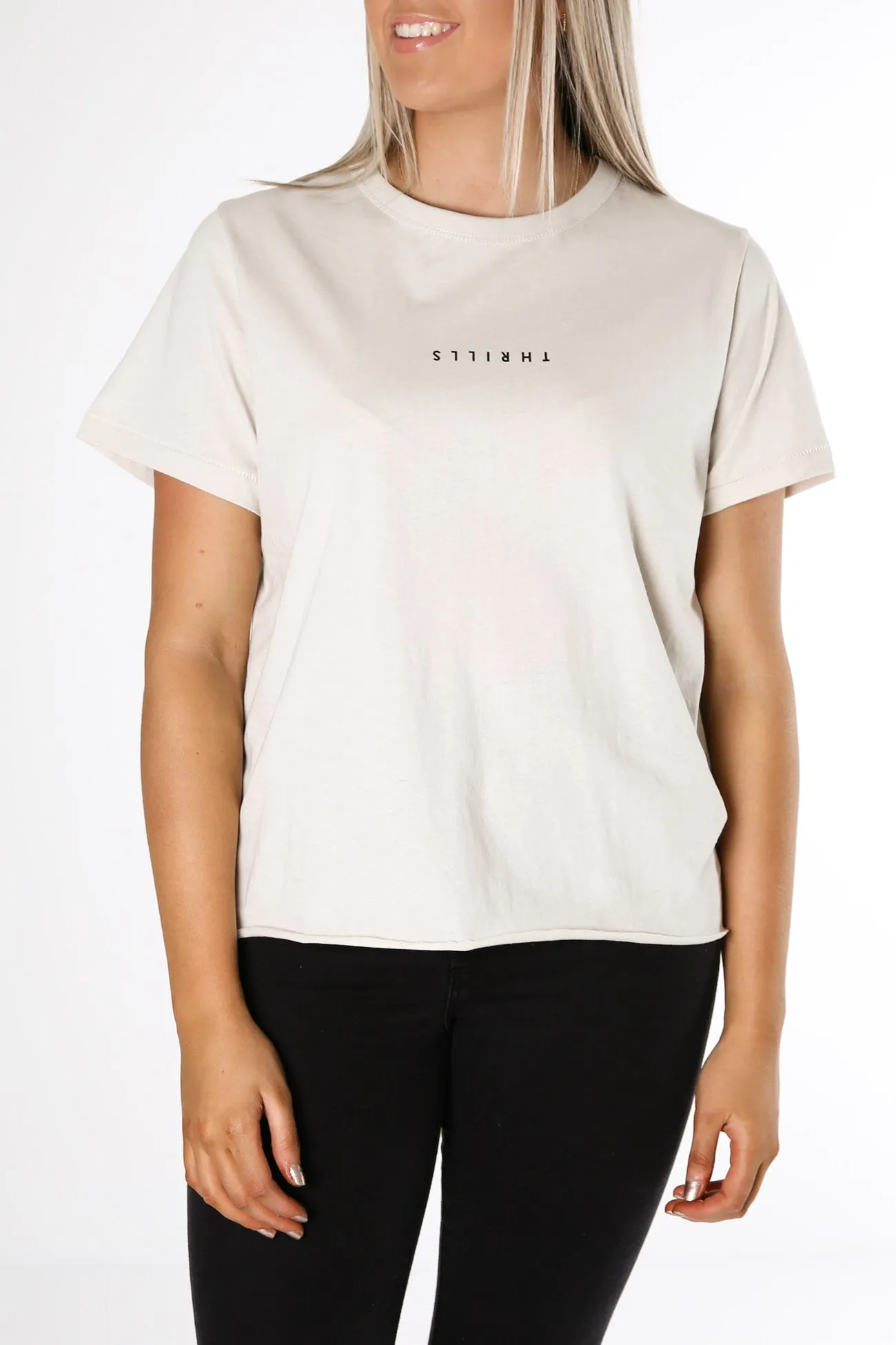 Minimal Thrills Relaxed Tee Cement